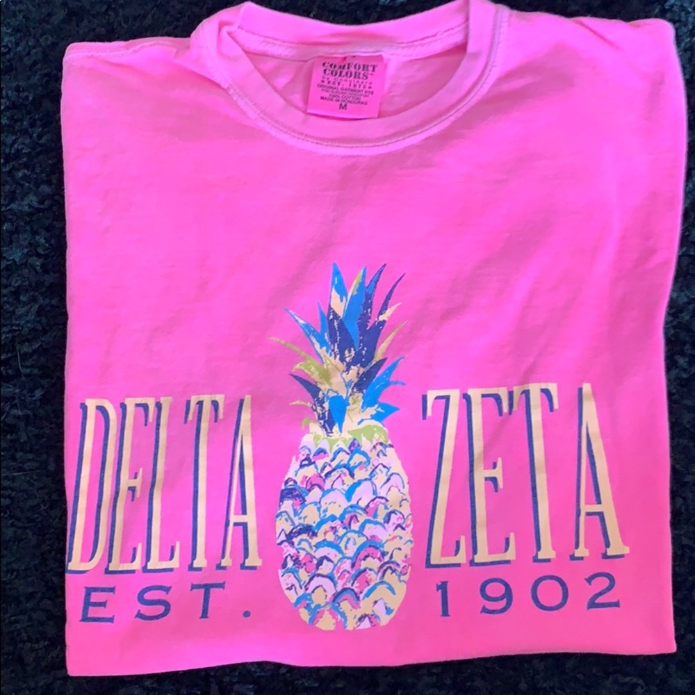 Delta Zeta comfort colors t-shirt